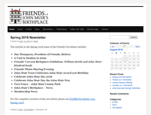 Tablet Screenshot of muirbirthplacefriends.org.uk